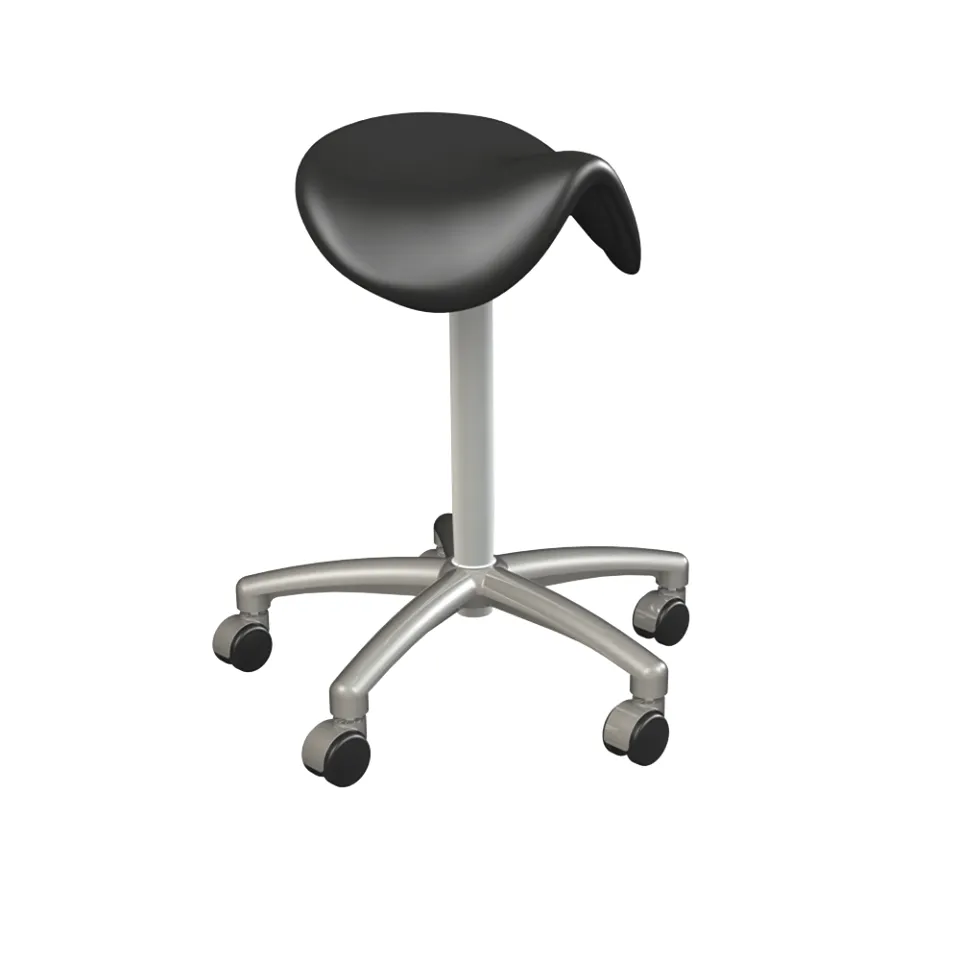 Finest Quality Sit-Stand Saddle Chair  with Back Rest for Better Posture