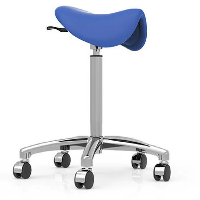 Finest Quality Sit-Stand Saddle Chair  with Back Rest for Better Posture