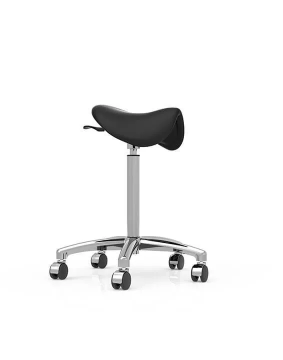 Finest Quality Sit-Stand Saddle Chair  with Back Rest for Better Posture