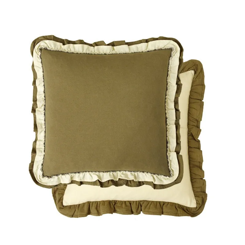 Germaine Ruffle Throw Cushion