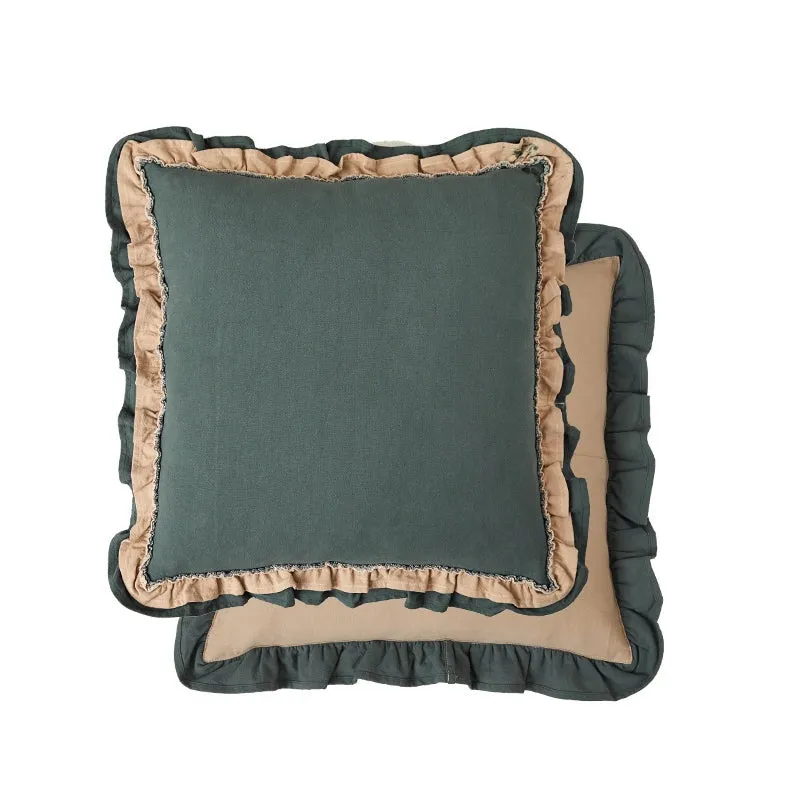 Germaine Ruffle Throw Cushion