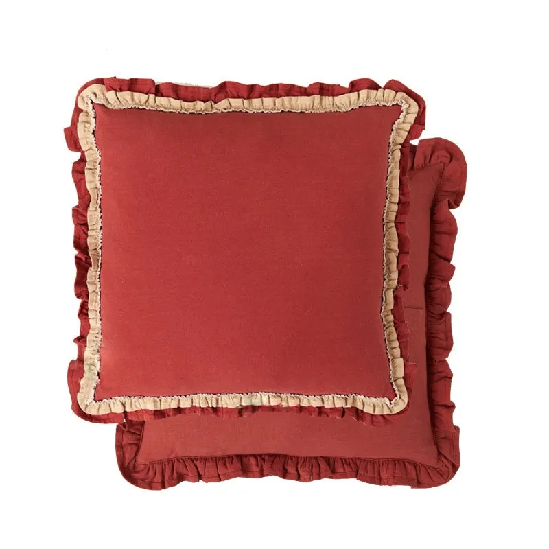 Germaine Ruffle Throw Cushion