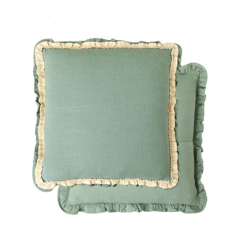 Germaine Ruffle Throw Cushion