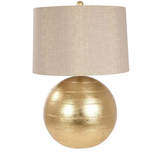 Gold Ball Table Lamp 40x40x67cm