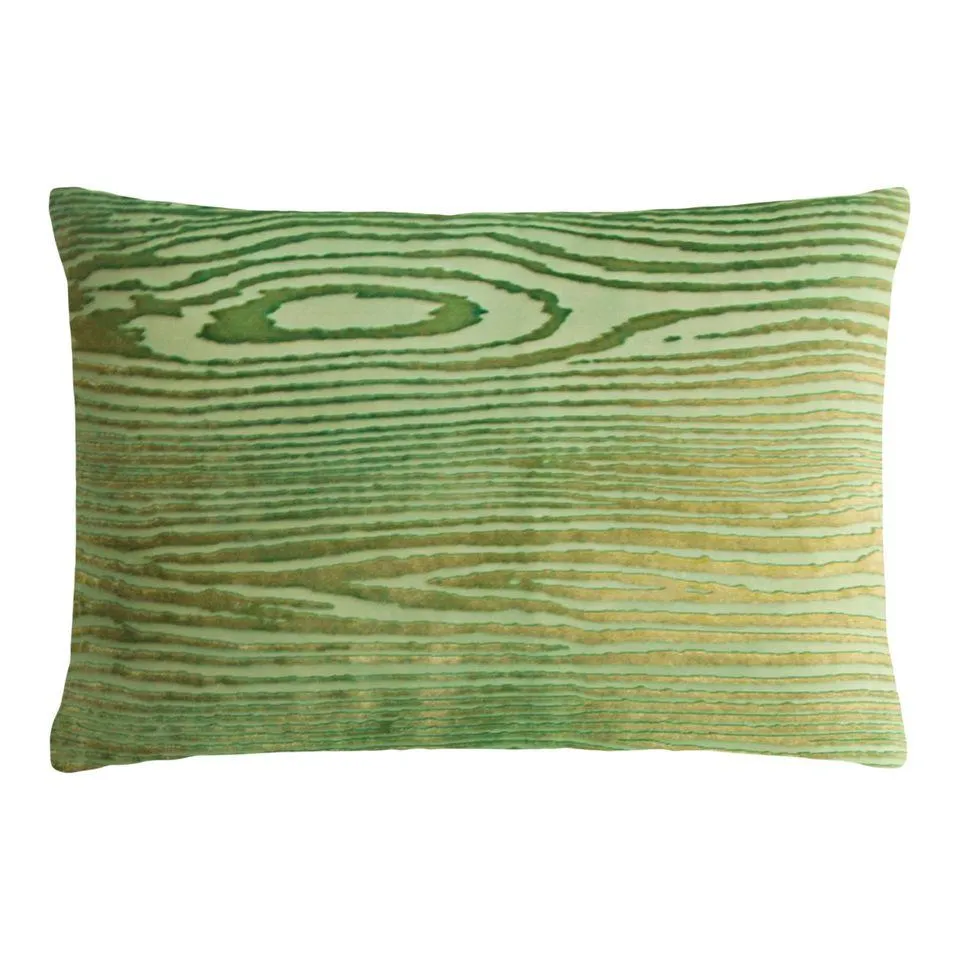 Grass Woodgrain Velvet Pillows by Kevin O’Brien Studio