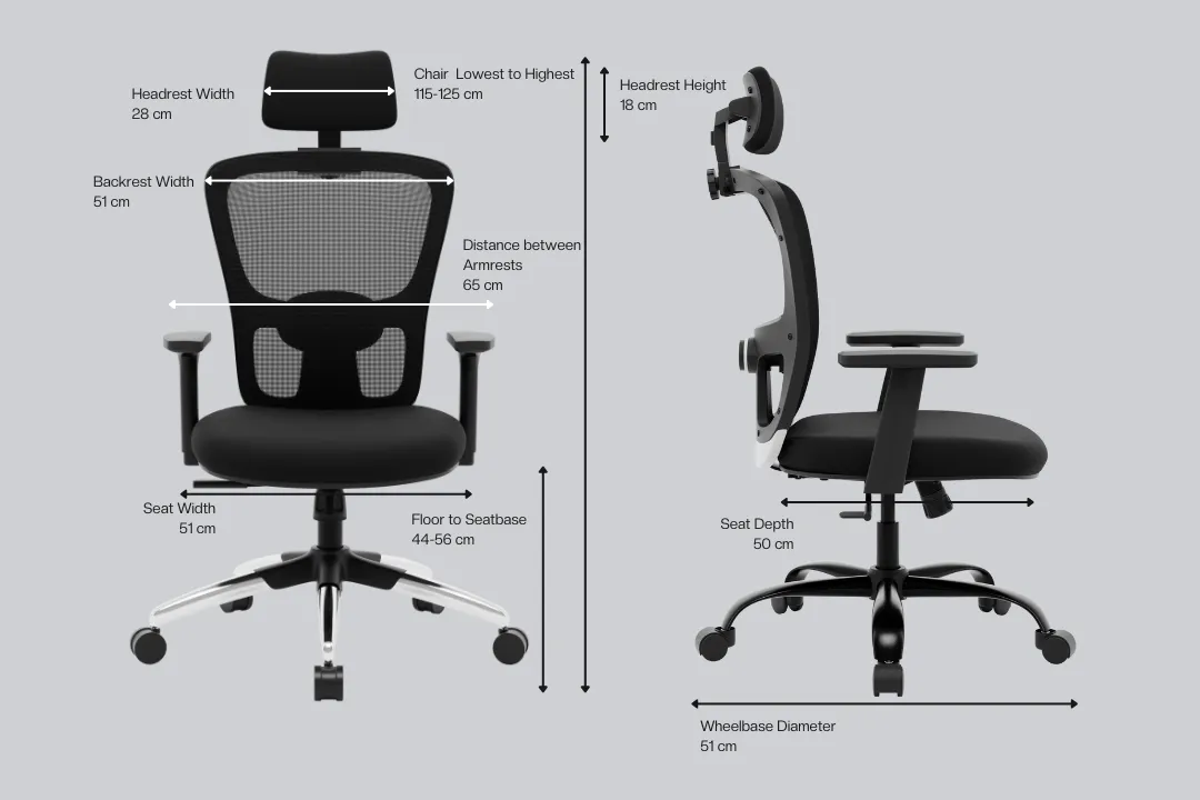 Green Soul Jupiter Echo High Back Mesh Office Chair