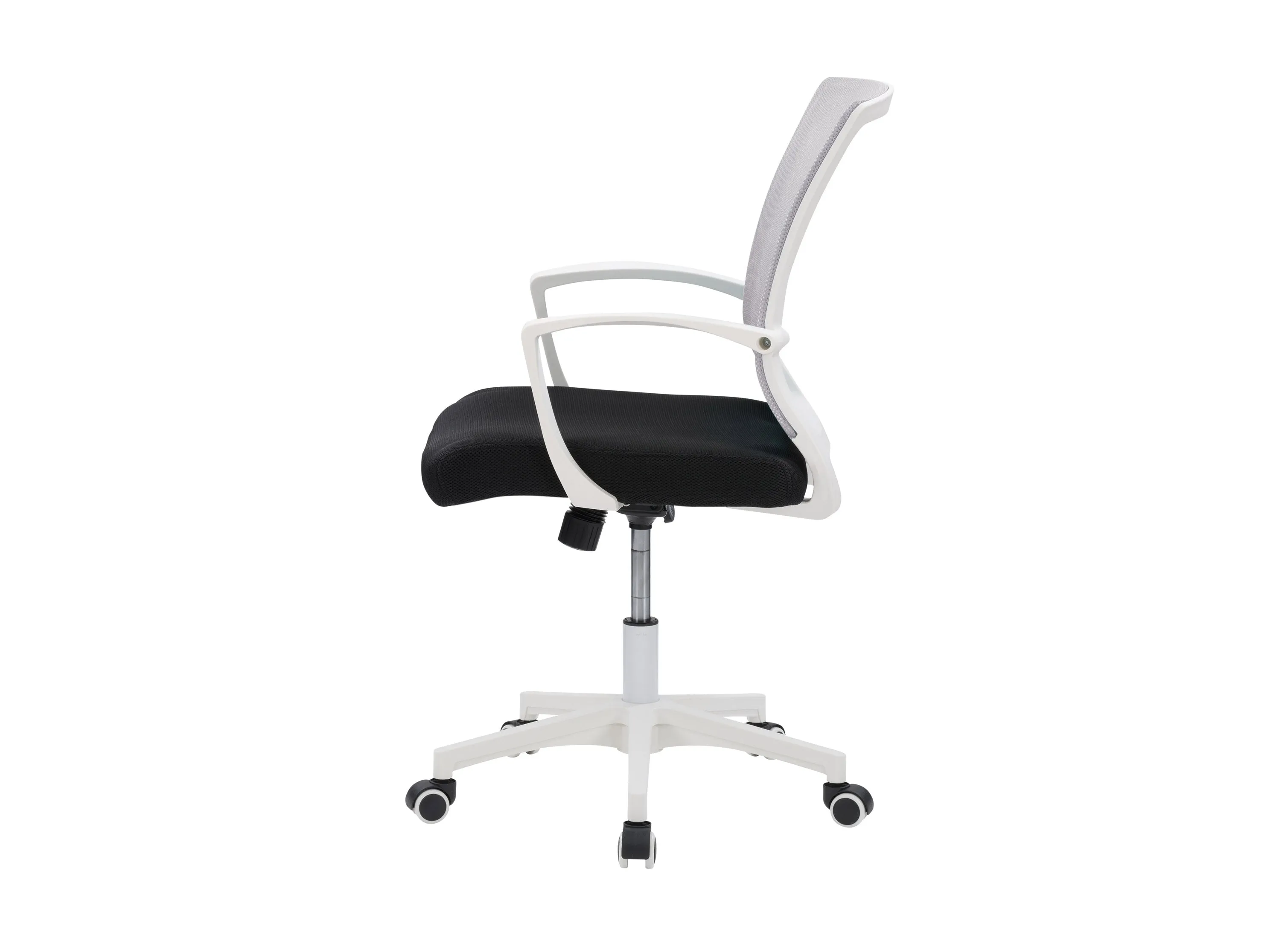 Grey On White Mesh Office Chair