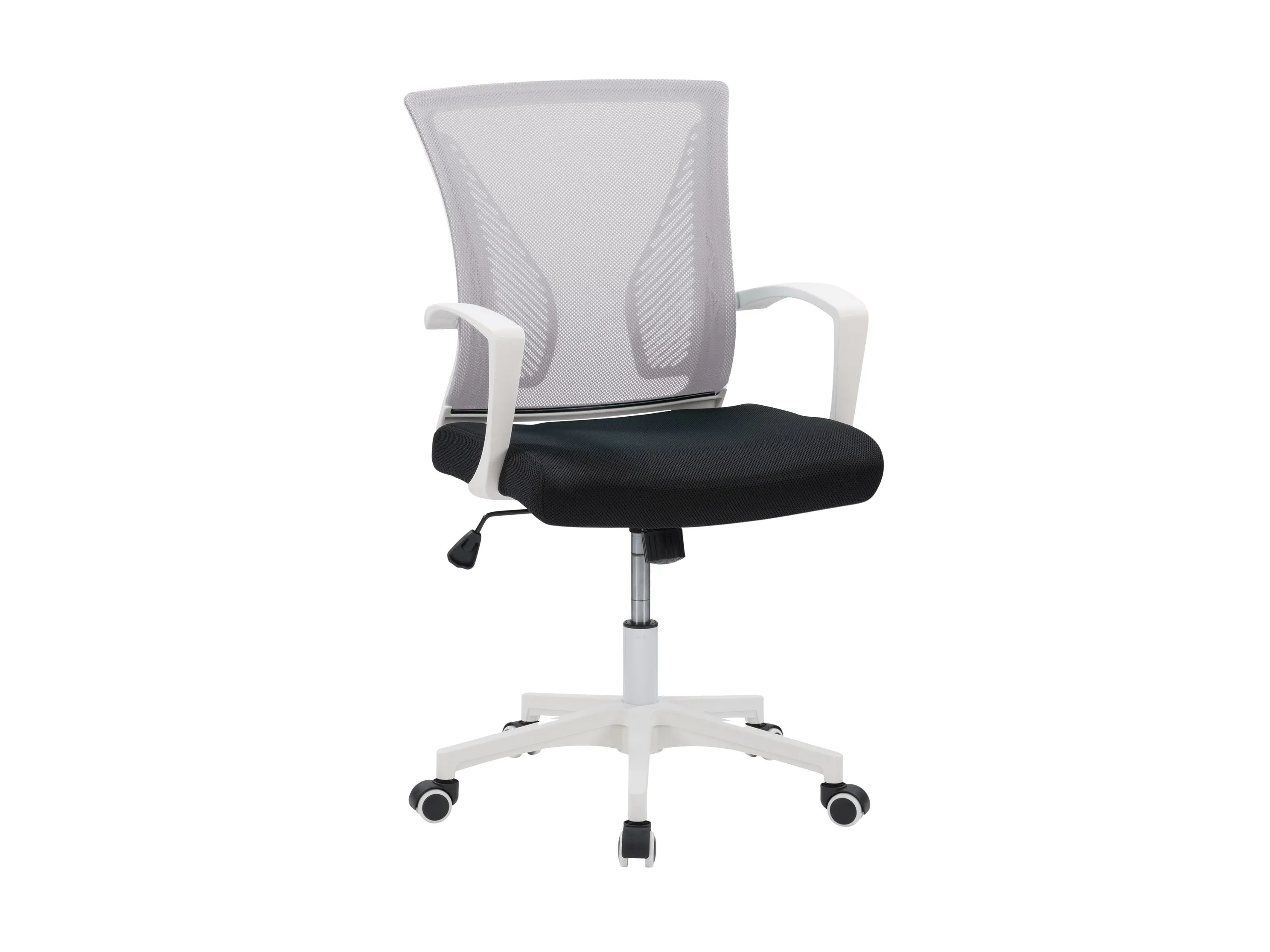 Grey On White Mesh Office Chair