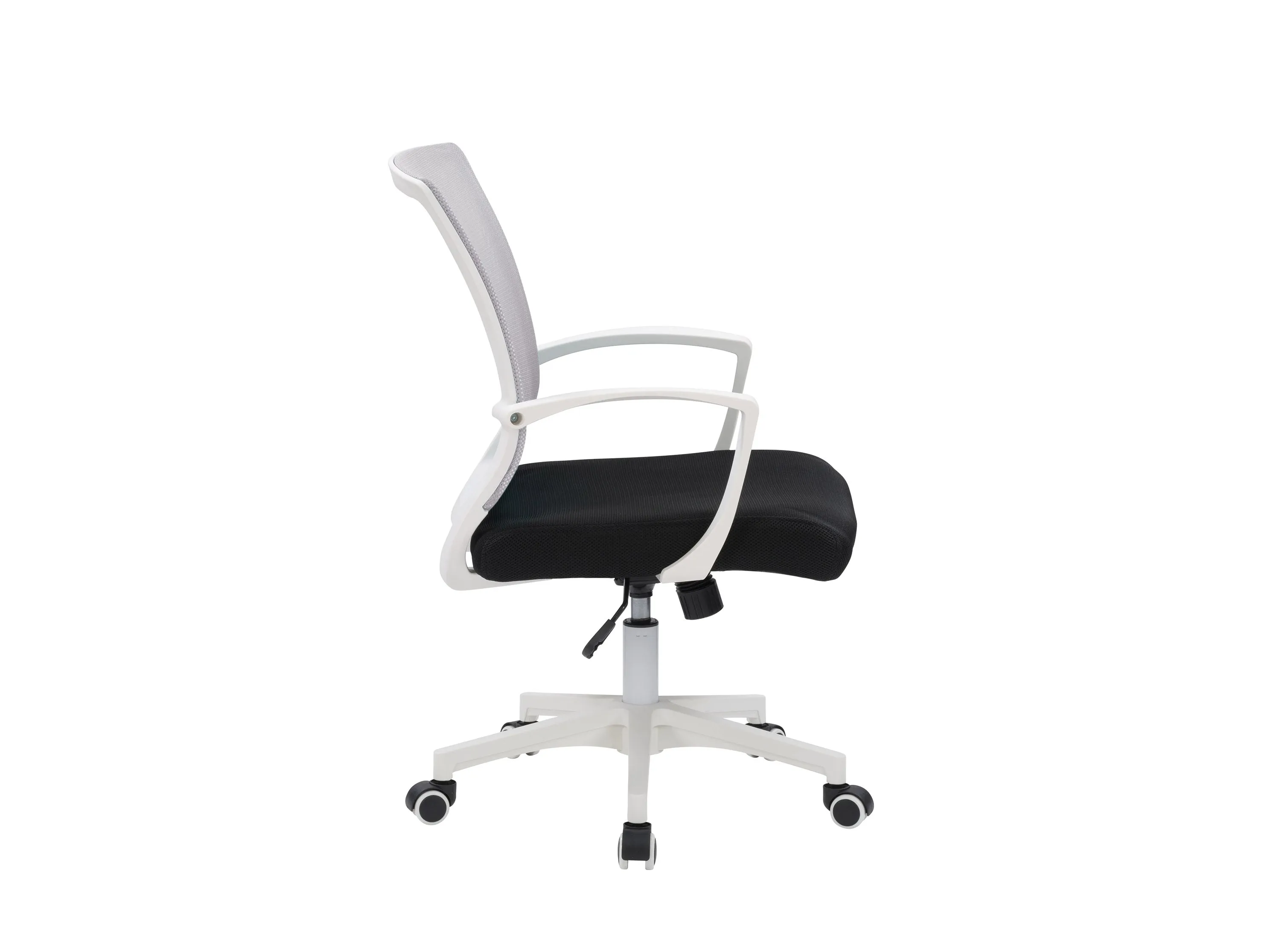 Grey On White Mesh Office Chair