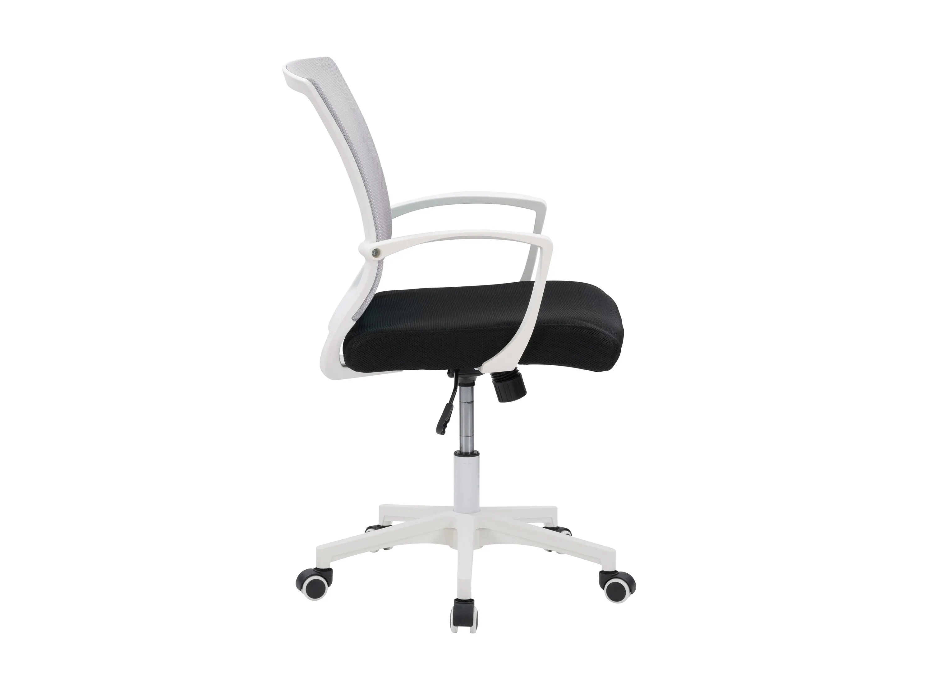 Grey On White Mesh Office Chair