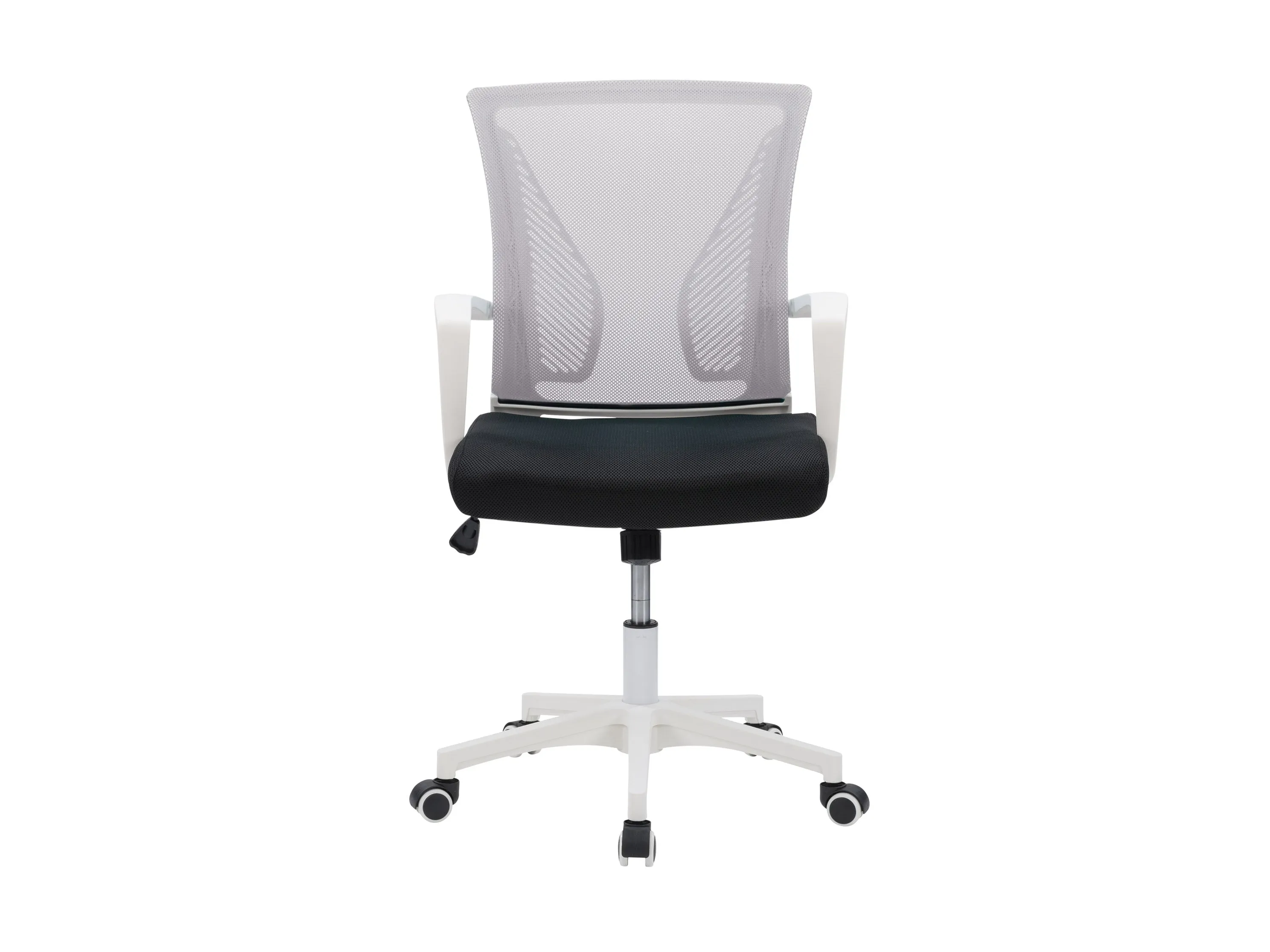 Grey On White Mesh Office Chair