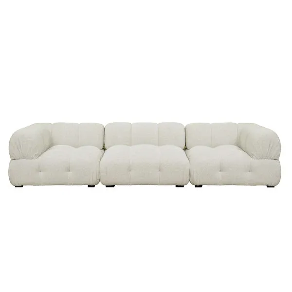 HARLOW 3S SOFA | IVORY BOUCLE