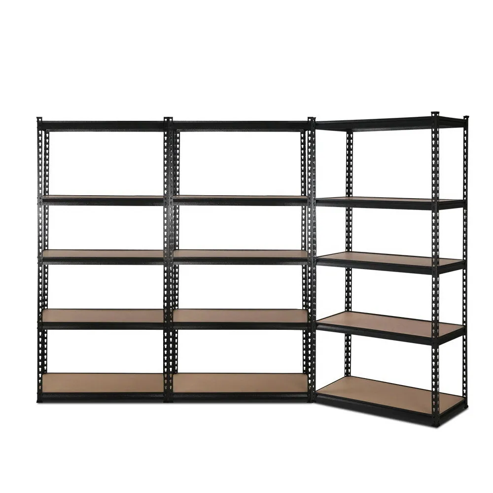 Heavy-Duty Adjustable Steel Storage Racks 3x 5-Tier - Giantz