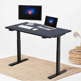 Hi5 Standing Desk Set with Rectangular Table Topfor Home Office Workstation with 4 colours (UK Plug) - Different sizes & colours