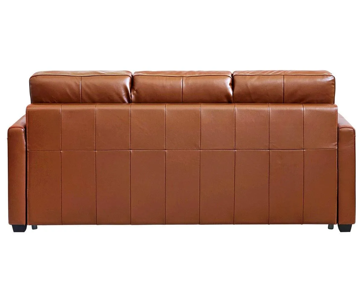 Jonas Leather Queen Sleeper Sofa