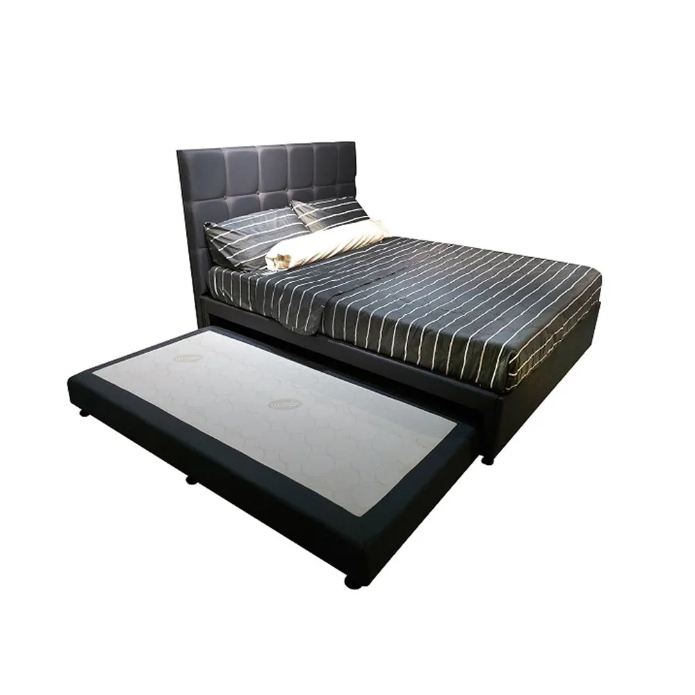 Julia Trundle Bed - Bedframe with Headboard & Pull-out Bed