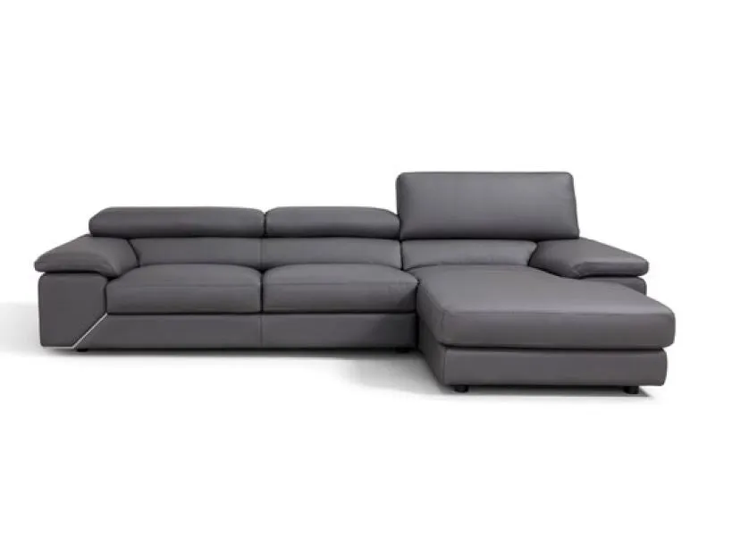 Lecco Leather Sectional Sofa