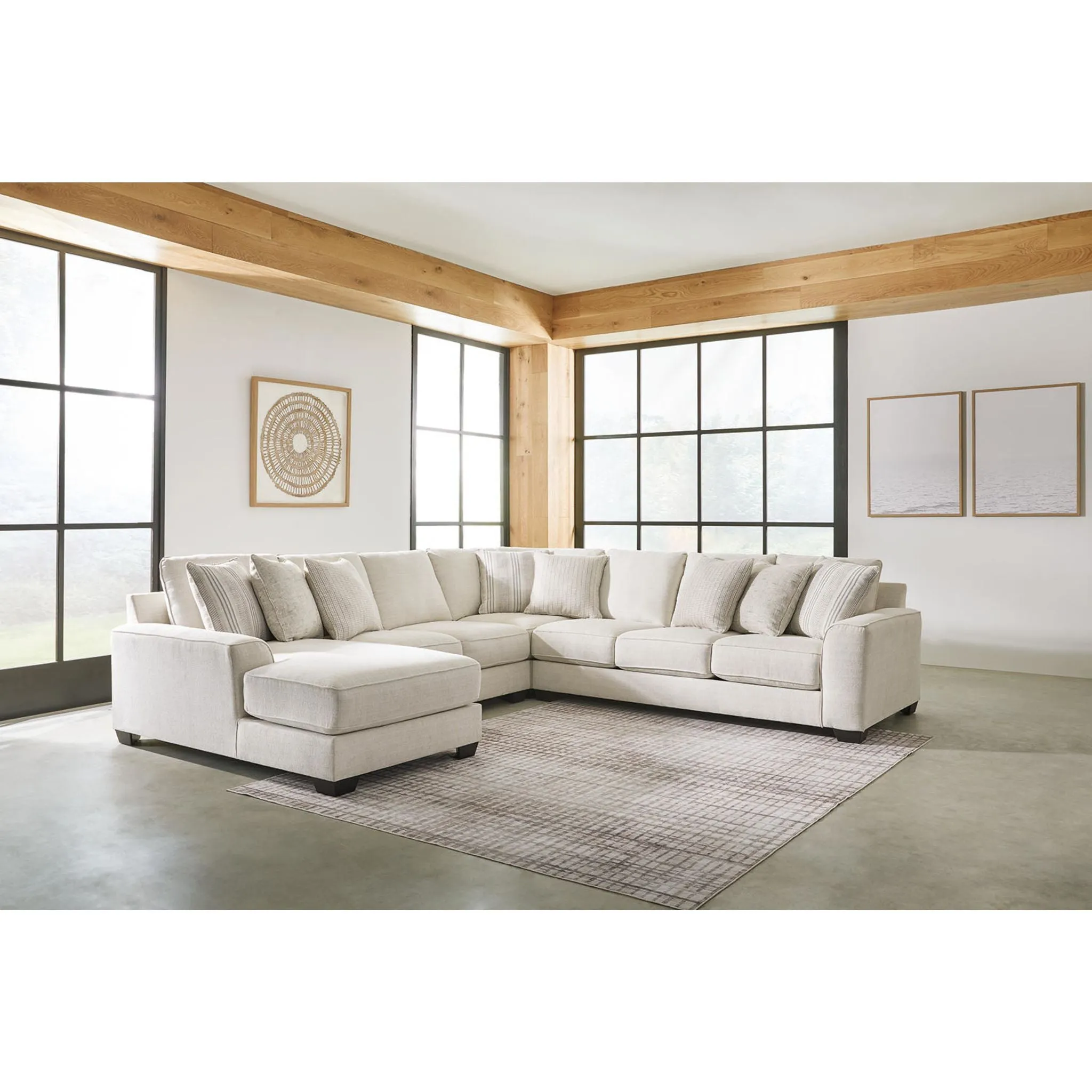 Lerenza-Exclusive 4 Piece Sectional with Chaise