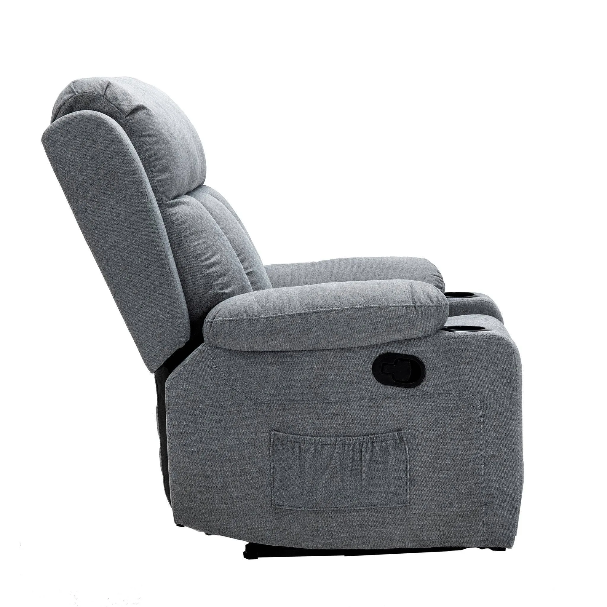 Lexi Recliner armchair - Grey - CR-2032