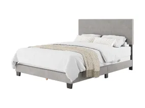 Light Grey Modern Queen Bed