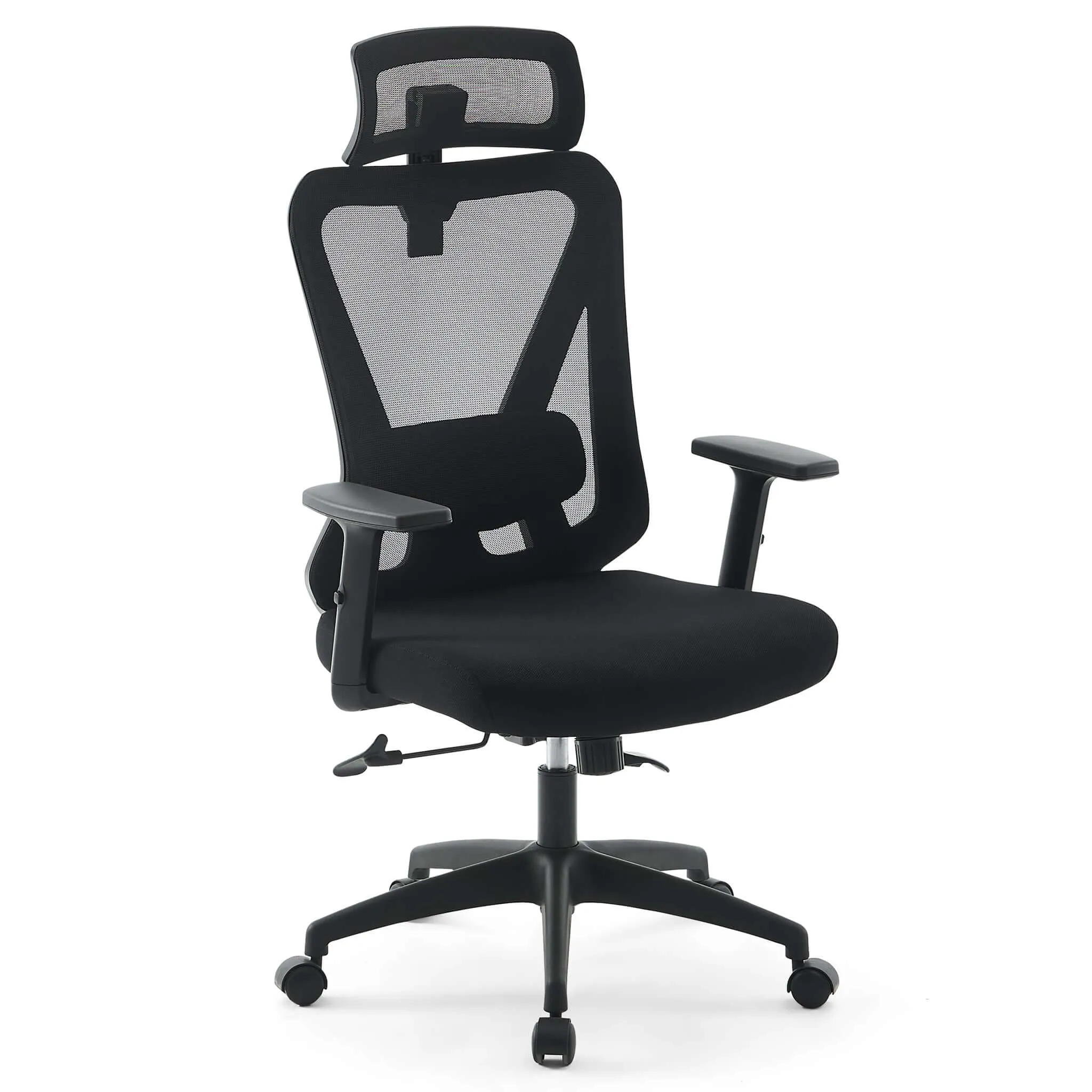 London Fully Adjustable Black Mesh Ergonomic Office Chair