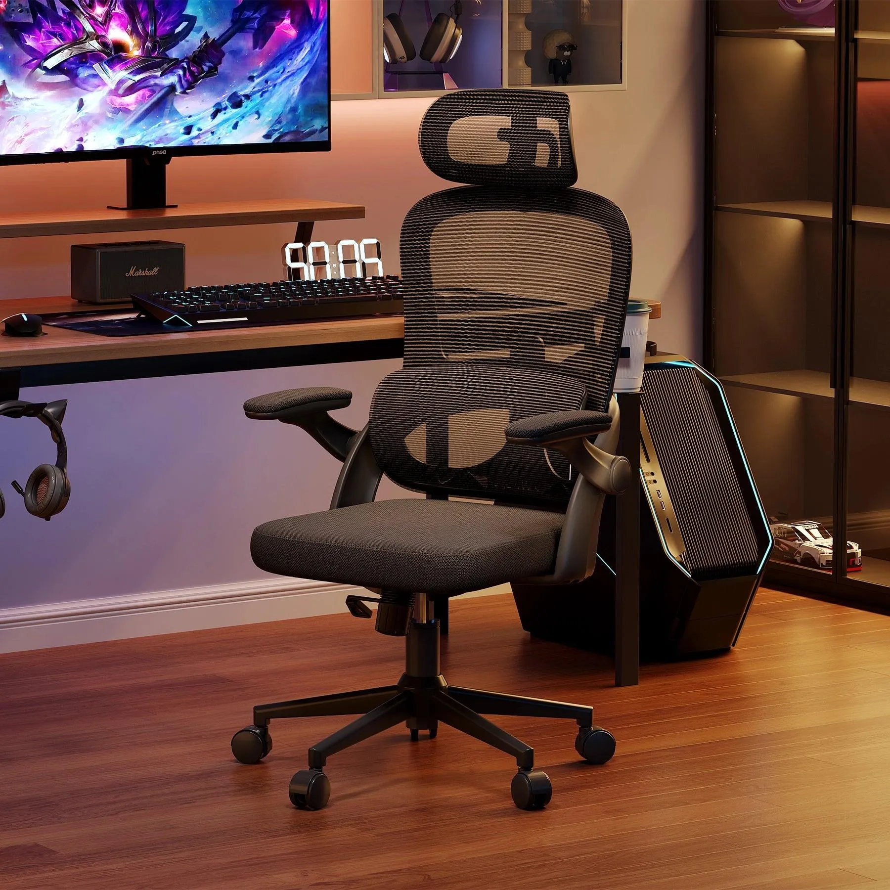 M102C Ergonomic Office Chair with Customizable Lumbar Support