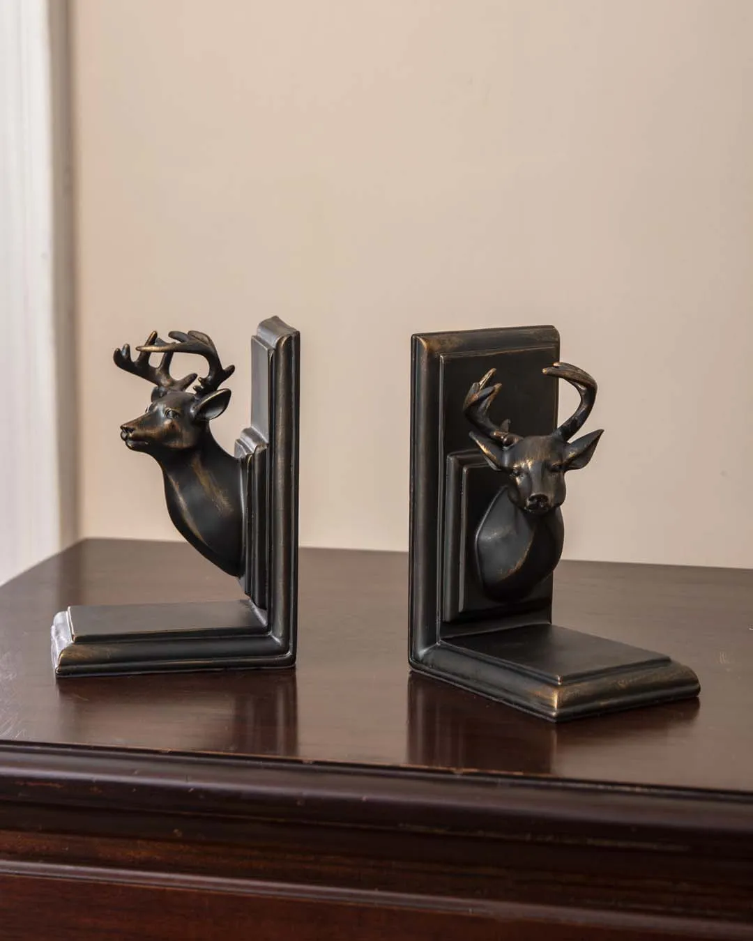 'Majestic Reindeer' Bookend Set