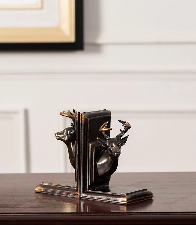 'Majestic Reindeer' Bookend Set