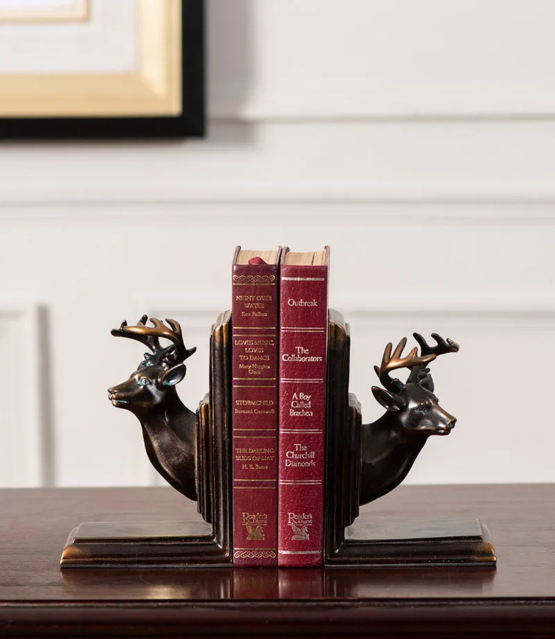 'Majestic Reindeer' Bookend Set