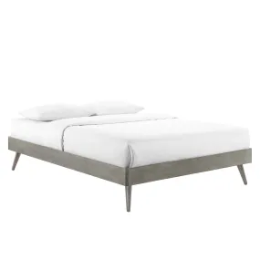 Margo Queen Wood Platform Bed Frame Gray MOD-6230-GRY