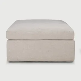 Mellow Sofa Footstool - Ivory