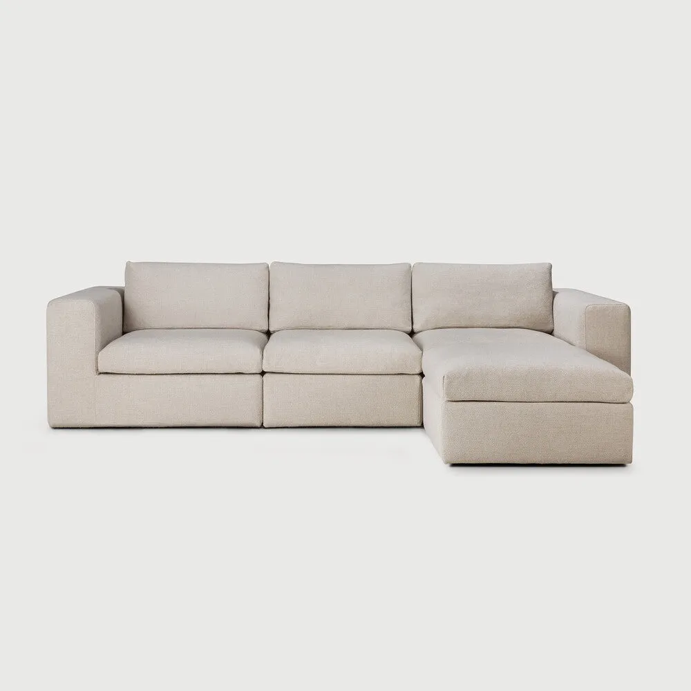 Mellow Sofa Footstool - Ivory