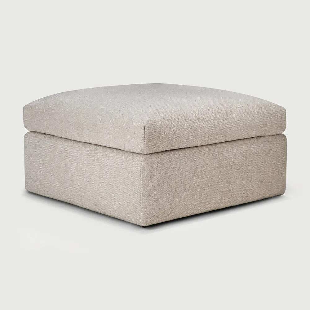 Mellow Sofa Footstool - Ivory