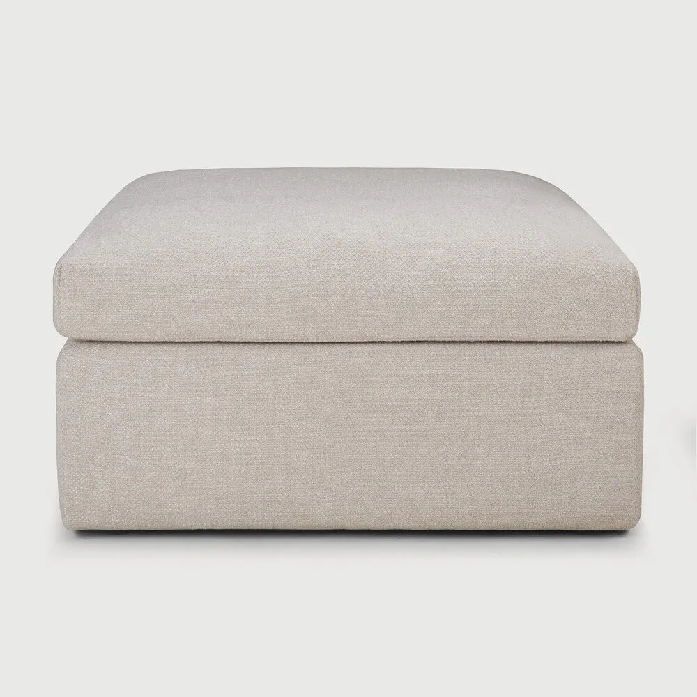 Mellow Sofa Footstool - Ivory