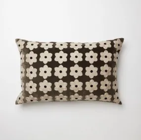 Mole Daisy Cushion - Cotton Velvet & Linen - Olsson & Jensen