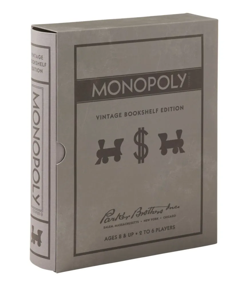 Monopoly Vintage Bookshelf Game