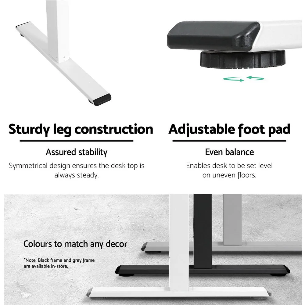 Motorised Height Adjustable Standing Desk Frame by Artiss