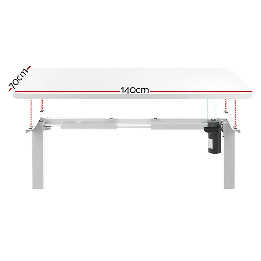 Motorised Sit Stand Desk Frame & Desktop 140cm - Artiss