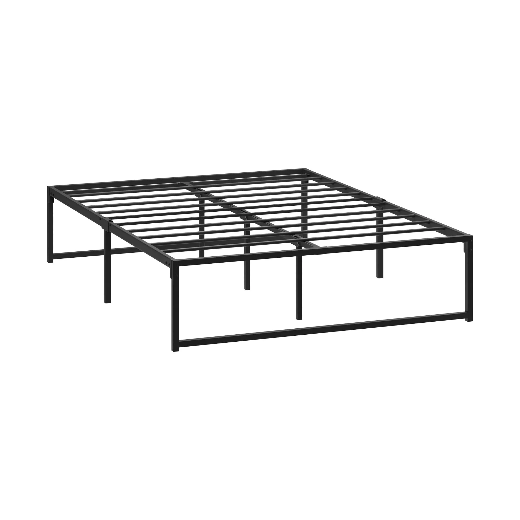 Oikiture Metal Bed Frame Queen Double King Single Size Bed Base Platform