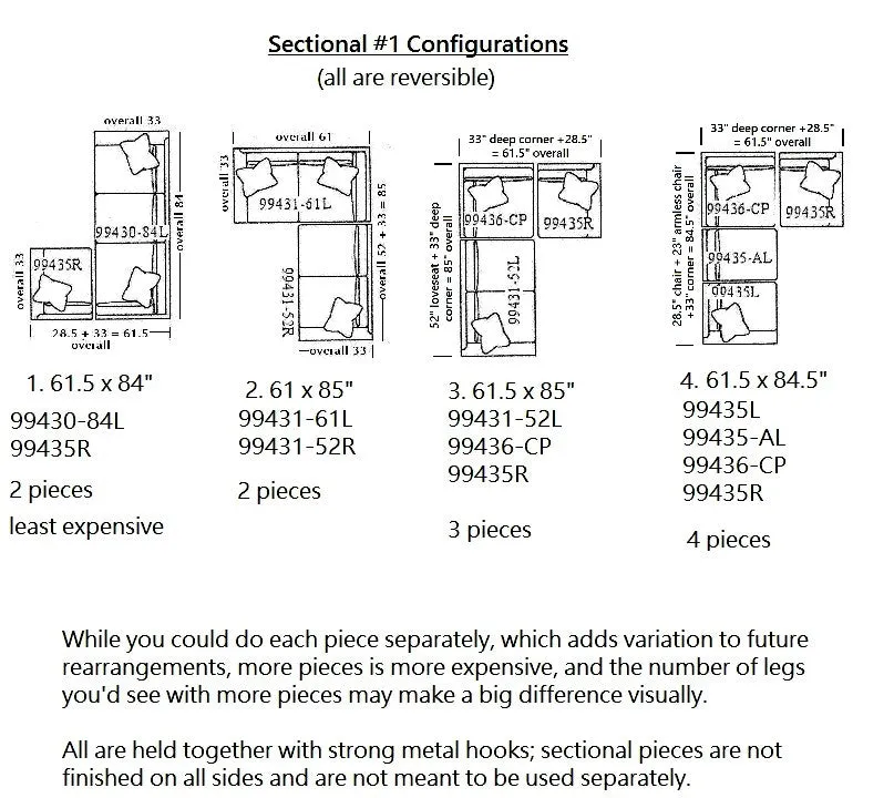 Oscar Sectional #1 (Reversible)