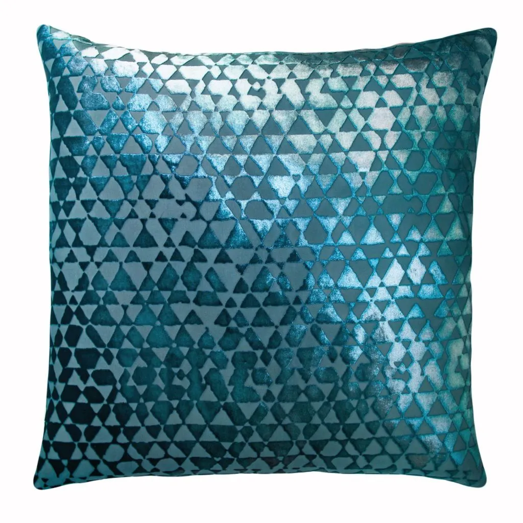 Pacific Triangles Decorative Pillow