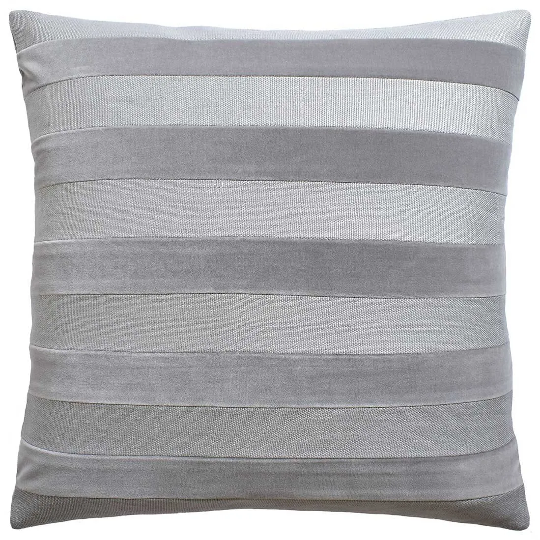 Parker Stripe Pewter Decorative Pillow Ryan Studio