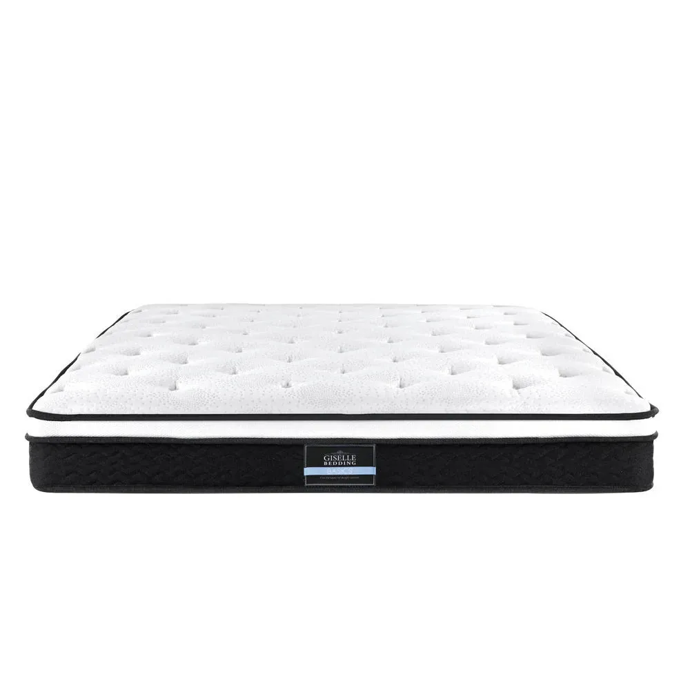 Queen Package | Albany Boucle Bed Frame & Bonita Euro Top Mattress (Medium Firm)