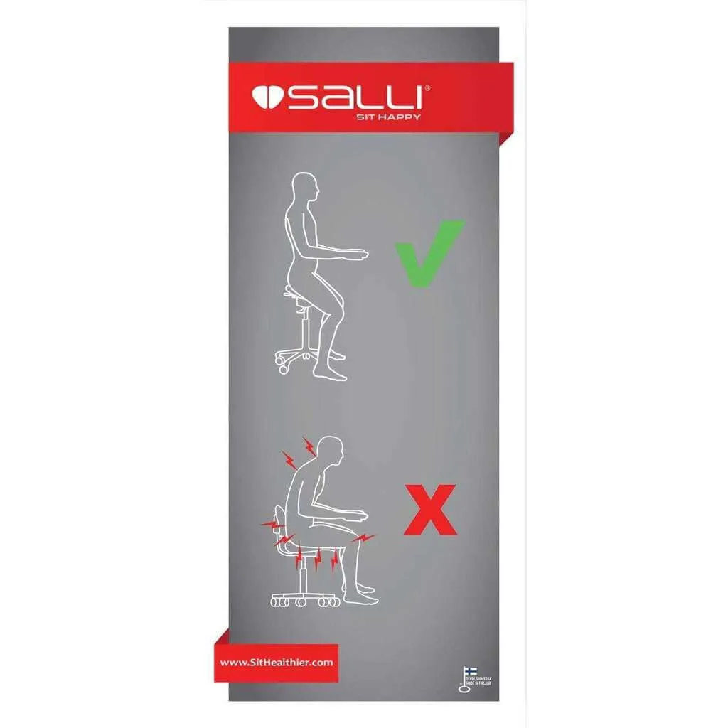 Salli All-Round Classic Ergonomic Saddle Chair