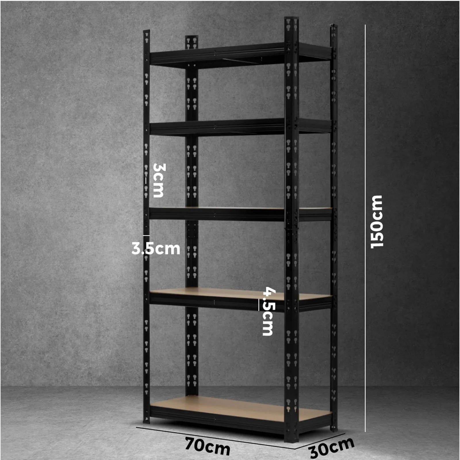 Sharptoo Warehouse Shelving Garage Shelves Storage Rack Steel Pallet Racking