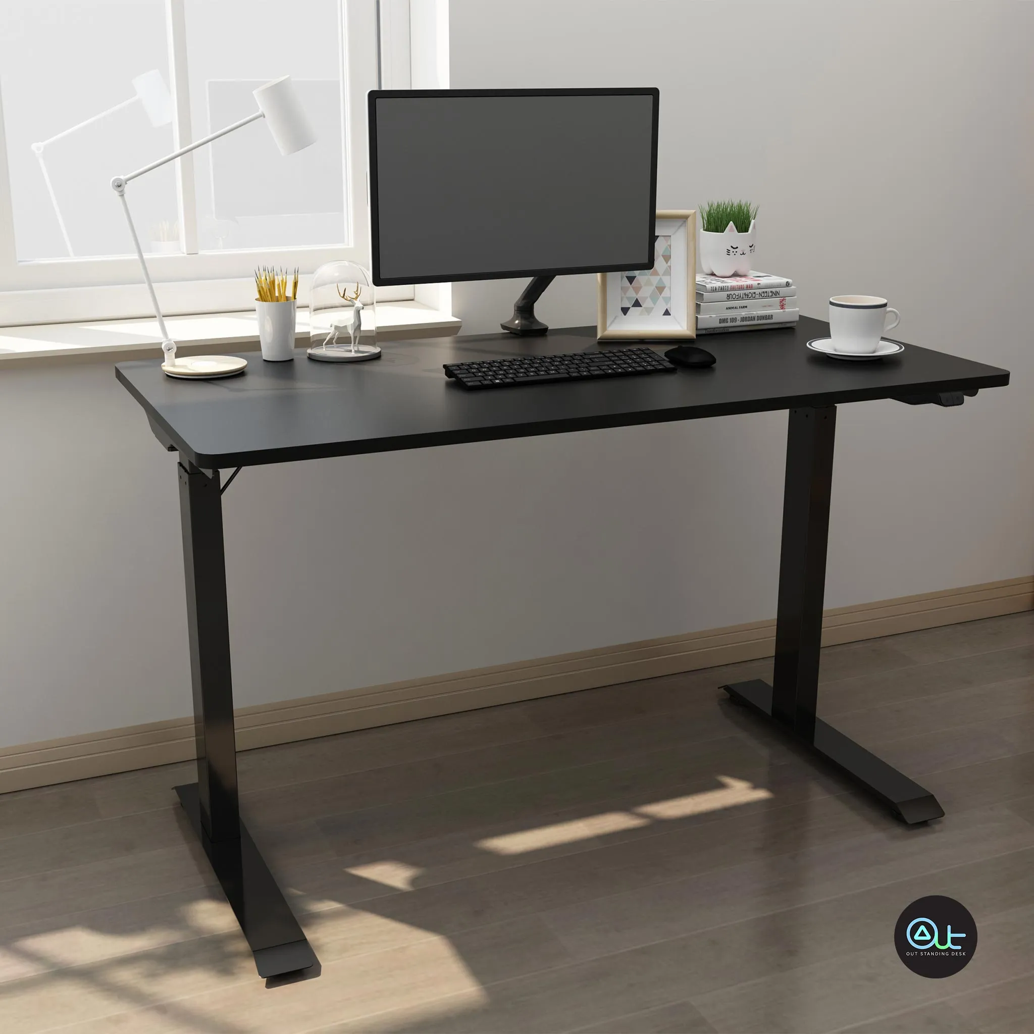 SMART-E Standing Desk / Two-Button / All-In-One Pre-Assembled Design