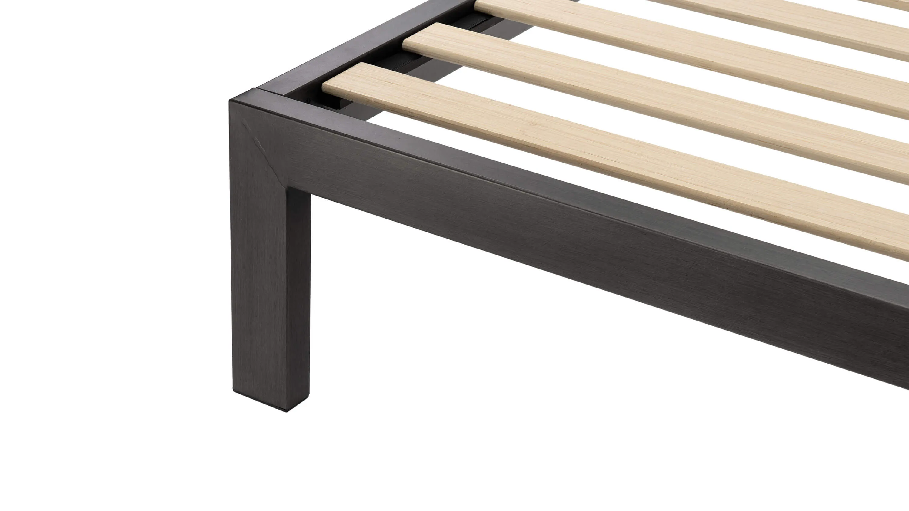 The Frame Black Brushed - Steel Bed Frame