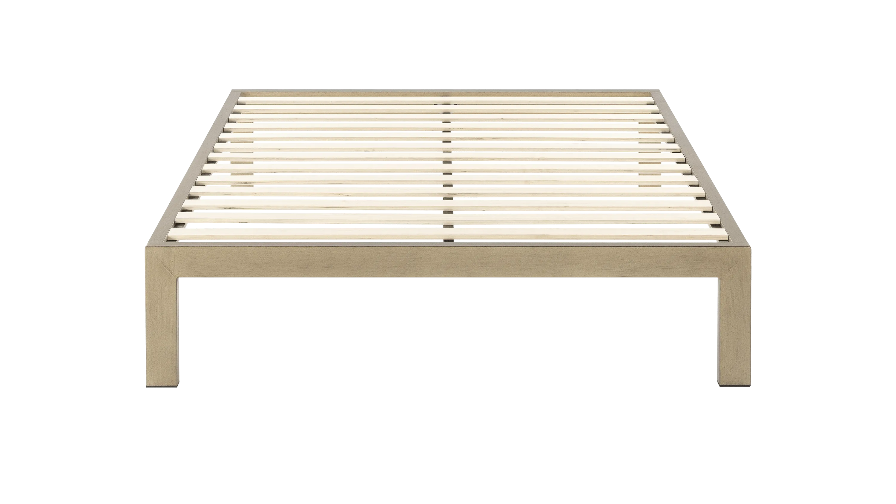 The Frame Gold Brushed - Steel Bed Frame