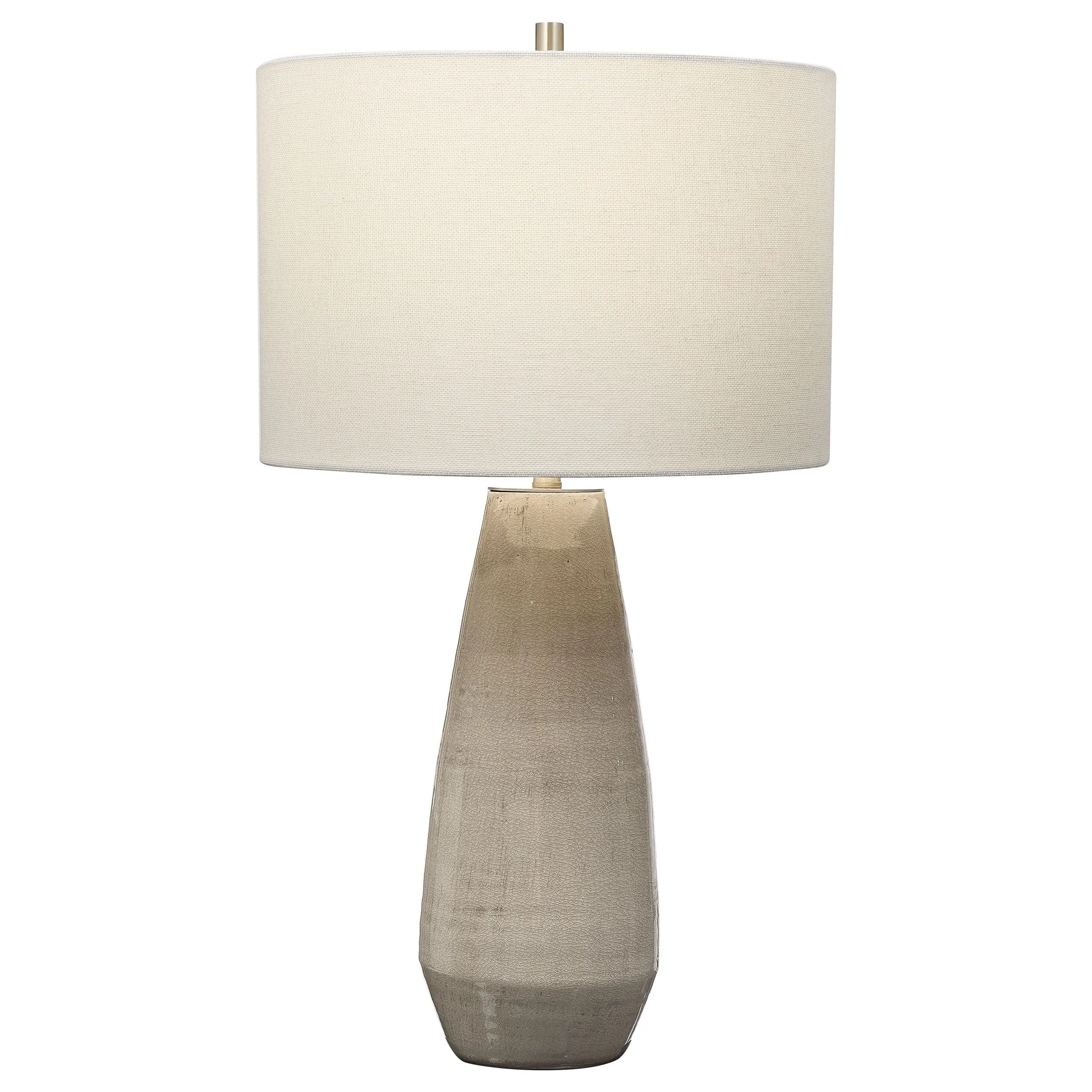 Uttermost Volterra Taupe-Gray Table Lamp