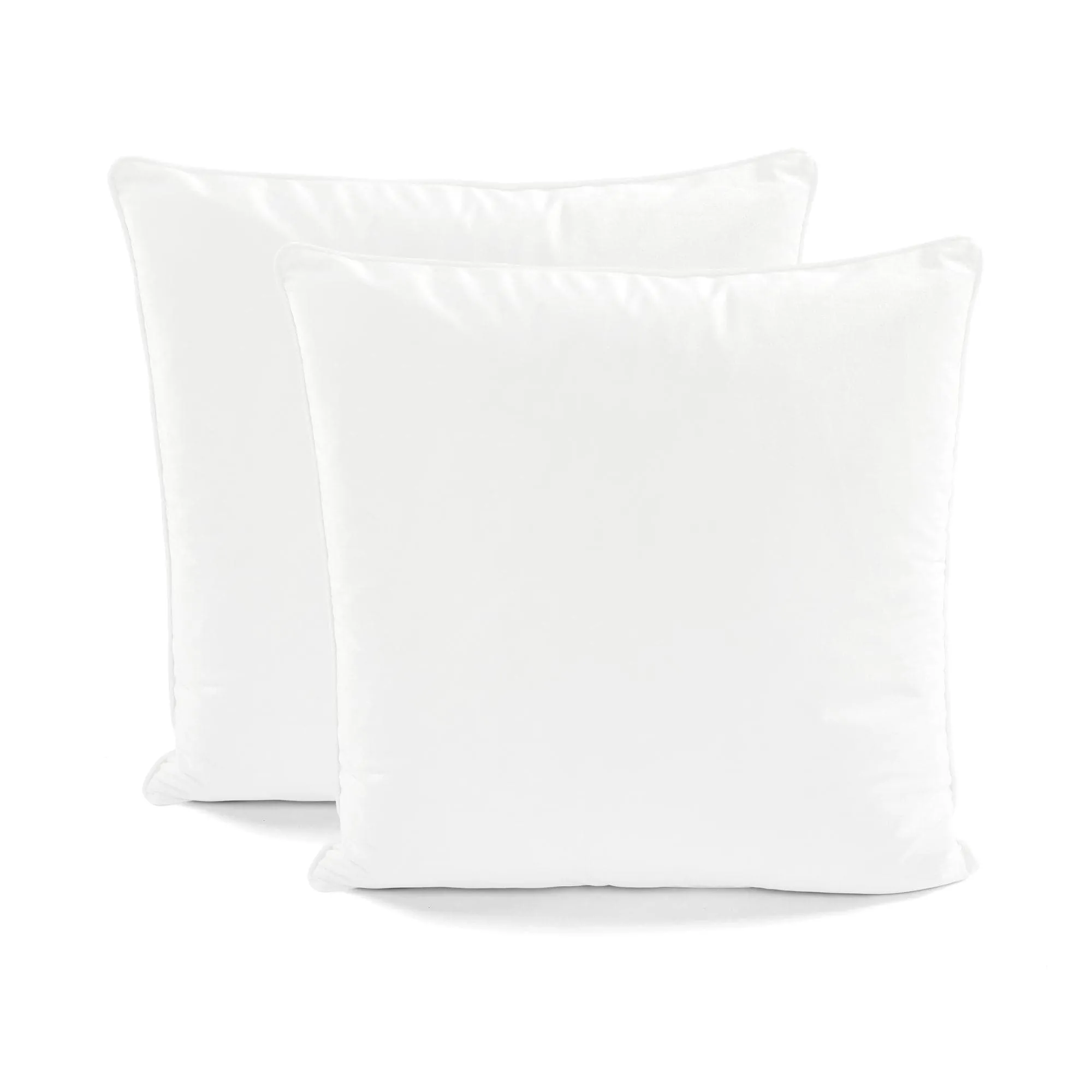 Velvet Solid Decorative Pillow Cover 2-Pack Set